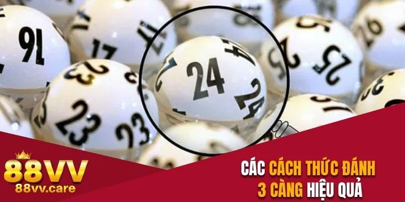 Hé Lộ Bí Quyết Chinh Phục Đề 3 Càng Cùng 88VV Từ Cố Vấn 3 Các cách thức đánh 3 càng hiệu quả