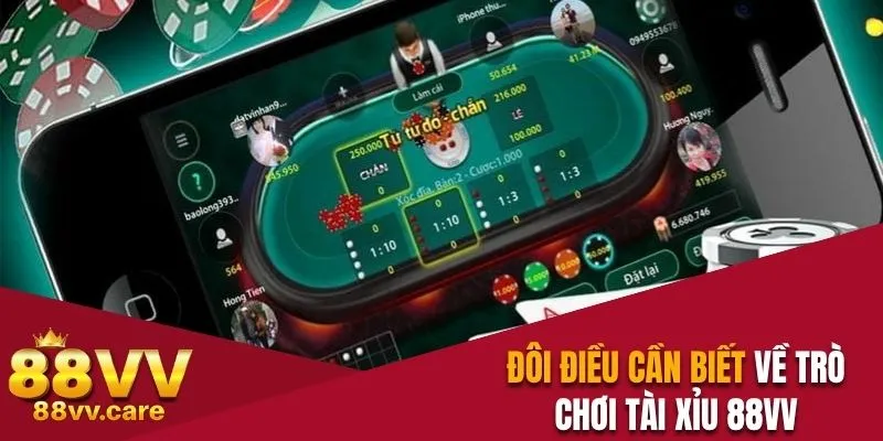 Cách Chơi Tài Xỉu 88VV Đơn Giản Dễ Hiểu Cho Người Mới 2 Đôi điều cần biết về trò chơi tài xỉu 88VV